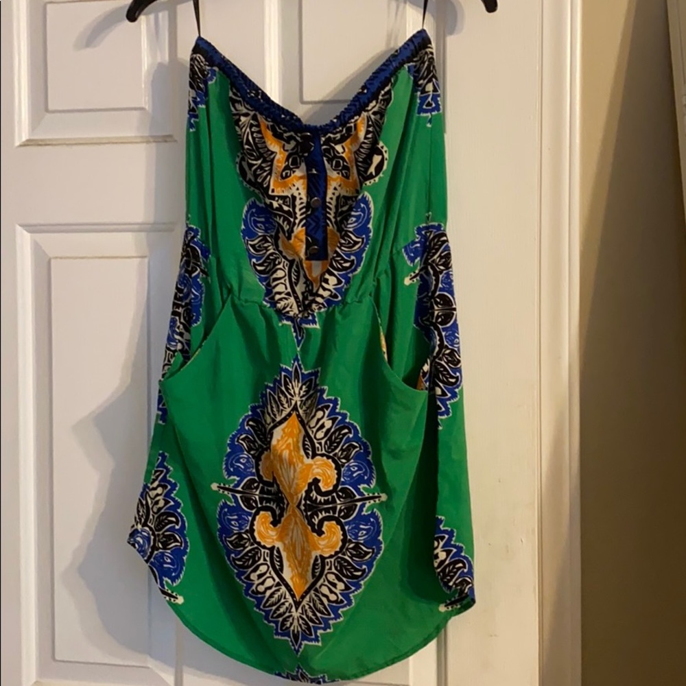 Strapless dress